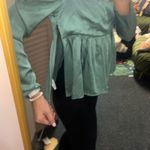 Vestique Long Sleeve Green Top Photo 3