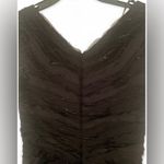 Tadashi Shoji Black Silk Overlay Dress Sz 12 Cocktail Formal Wedding Guest Photo 5