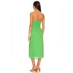 Petal and Pup SNDYS linen midi dress kelly green strapless serena lined maxi formal revolve Photo 5