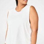 Fabletics  White Muscle Tank Top Size 3X Cotton Photo 0