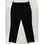 Derek Lam  Pants Sz 8 Wool Striped Straight Leg Italy Office Preppy Trouser​ Photo 7