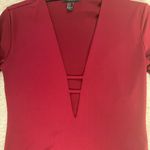 Forever 21 V neck Plunge neck bodysuit Photo 1