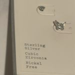 A New Day  earrings Sterling Silver CZ heart butterfly Nickel Free jewelry 2pack Photo 4