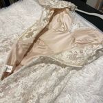 Sottero & Midgley Chauncey Lace Long Sleeve Train Wedding Gown in Ivory Blush Pink Size 8 Photo 4