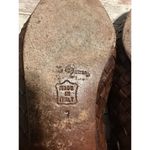 Meucci Woven Loafers Women's Size 7M Tassel Brown Leather Italian Photo 8