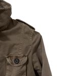 Gap  Women’s Utility‎ Jacket Drawstring Waist Field Military Style Moss Sz Small Photo 1