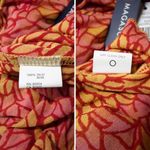 Magaschoni NEW  100% Silk Floral Printed Sleeveless Tunic,‎ Red, M Photo 9