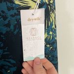 Balance Collection deep teal floral stamp high waist leggings size XL Photo 10