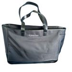 Calvin Klein  Black Large Zipper Tote Bag Photo 0