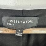 Jones New York  Dress Womens 6 Black White Polka Dot Belted Preppy Quiet‎ Luxury Photo 1