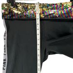 Victoria's Secret Victoria Secret PINK Y2K Fold Over Bling Flare Yoga Pants L Black Sequin Logo Photo 7