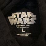 Star Wars  Black Cropped Hooded Sweatshirt Ladies Large Photo 3