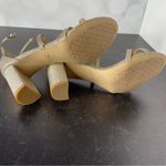 JEWEL BADGLEY MISCHKA Women's Devorah Evening Sandals Gold Glitter Sz 8 Photo 6