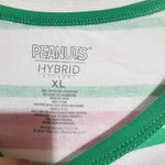 snoopy playing tennis women's XL shirt Green Photo 2