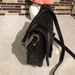 Kate Spade  Black♠️Sequin Convertible Crossbody Clutch Patent Leather Holiday Bag Photo 3