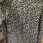 BKE  Black and White Leopard Print Button Down Shirt- Like new!!! Photo 1