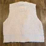 We The Free  Ivory Knit Ava Vest Cream Large Photo 3