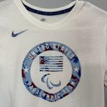 Nike NWT The  Tee United States Paralympics Short Sleeve Top Women's Size XS USA Photo 1