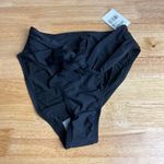 Sea Angel  Women's Black High Cut Tie-Front Bikini Bottom - Size Small - NWT Photo 5