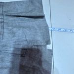 BCBGMAXAZRIA Y2K  Linen‎ Blend Gray Short Sleeve Tie Waist Blazer Jacket Size S Photo 7