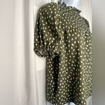 Loft Green Boxy Blouse with Peter Pan Collar(822) Photo 2