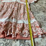 Floral Lace Trim Mini Dress Photo 8