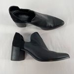 Charles by Charles David Leather Cut Out Point Toe Bootie in Black Size 6 Photo 0