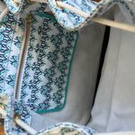 Vineyard Vines Drawstring Backpack Bookbag Navy Blue Green White Pattern Photo 9