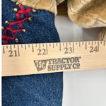 Parsley & Sage Women's Denim Corduroy Embroidered Beaded Jacket Coat Size 2X Blue Photo 6