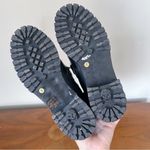 Alexander McQueen  • black calfskin boot chunky silver metal studded moto Photo 11