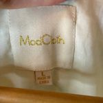 Modcloth Size Large Sleeveless Tie-Waist Shirt Dress Bicycle Print White Photo 3