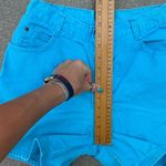 Vintage 90s Gitano High Rise Teal Turquoise Blue Mom Jean Shorts Photo 7