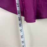 EXPRESS NEW  Satin Crew Neck Tank Size Large Berry Photo 3