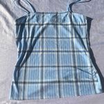Rue 21 baby blue plaid printed tank top Photo 3