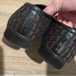 Sesto Meucci  Leather Woven loafers Black Brown size 7.5 Photo 3