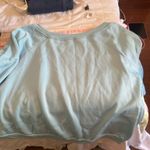 off shoulder blue sweatshirt Size L Photo 1