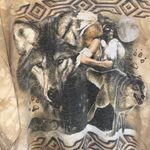 The Mountain The shirt 3X native wolf tie dye long sleeve cotton Photo 2