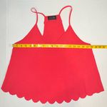 ASTR  Scalloped Drape Back Salmon‎ Tank Large EUC Photo 2