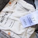 NWT Mother The Rascal Flood in Magic 8 Ball Stretch Straight Jeans 27 Gray Photo 7