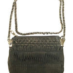 ZARA suede & chain strap detail Crossbody purse Photo 0