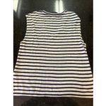 Alice + Olivia  By Stacey Bendet AIR Linen Tank Blouse Shirt V-neck Sz Sm Navy Photo 5