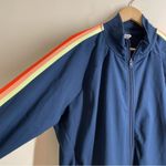 Athletic Works Bright Side Stripe Zip Up Sweatshirt Navy size 3X Photo 2