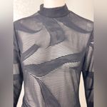 Unbranded Black Sheer Long Sleeve Jumpsuit Photo 2