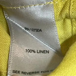 John Mark JOHN-MARK, S, Stand-up collar, slip-over, two shell buttons in front, linen Photo 8