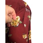 Active USA Floral Blouse Womens S Boho Cottagecore Modest Prairie Slit Sleeve Photo 6