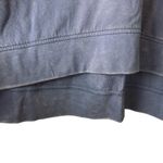 Free Press  Distressed Blue Hooded Sweatshirt Size Medium Photo 3