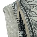 Rose + Olive  Paisley Print Short Sleeve Top L Round Neck Loose Fit Drapey Photo 5