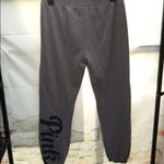 PINK - Victoria's Secret Classic Signature Pink Victoria’s Secret Women’s Gray Logo Lounge Sweatpants Photo 2