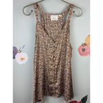 Maeve  by Anthropologie Orange Floral Button Blouse - Size - 14 Photo 4