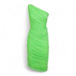 Norma Kamali Neon One-Shoulder Dress Sz XL brand new Photo 4